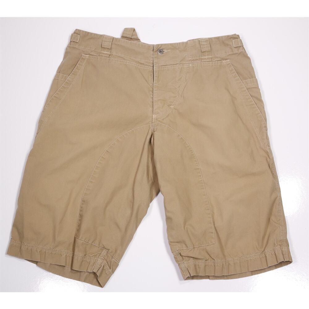 Sharpeye London Tan Cotton Long Shorts Relaxed Baggy Y2k 90s Japanese XL